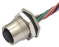 MSAS-17PFFC-SF8C20 - AMPHENOL LTW - MSAS-17PFFC-SF8C20 - SENSOR CORD, M12 RCPT-FREE END, 7.87"