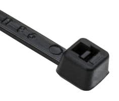 T18L0M4 - HELLERMANNTYTON - T18L0M4 - CABLE TIE, 205MM, PA6.6, 18LB, BLACK