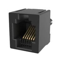 RJE08166041MH. - AMPHENOL COMMUNICATIONS SOLUTIONS - RJE08166041MH. - MODULAR CONN, 6P6C, JACK, CAT3, TH