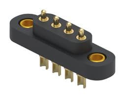 868-22-004-00-011101 - MILL-MAX - 868-22-004-00-011101 - CONNECTOR, HEADER, 4POS, 4MM, SOLDER