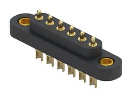 868-22-006-00-011101 - MILL-MAX - 868-22-006-00-011101 - CONNECTOR, HEADER, 6POS, 4MM, SOLDER