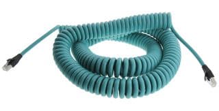 TRD815SZ-CH-3-18F - L-COM - TRD815SZ-CH-3-18F - COIL CORD, RJ45 PLUG-RJ45 PLUG, 18FT