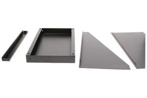RRTT1921BK1 - HAMMOND - RRTT1921BK1 - OPEN FRAME RELAY RACK, 21IN, STEEL
