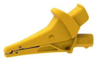 CT4501-4 - CAL TEST ELECTRONICS - CT4501-4 - ALLIGATOR CLIP, YELLOW, 20A, 1.2"