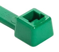 111-01169 MCT50L-PA66MD-GN - HELLERMANNTYTON - 111-01169 MCT50L-PA66MD-GN - CABLE TIE, PA66MP, 380MM, GREEN
