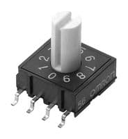 A6RS161RSPBYOMZ - OMRON ELECTRONIC COMPONENTS - A6RS161RSPBYOMZ - ROTARY CODED SW, 16POS, BCD HEX, 24VDC
