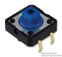 B3F-5051 - OMRON ELECTRONIC COMPONENTS - B3F-5051 - SWITCH, TACTILE, SPST-NO, 50mA, THOUGH HOLE