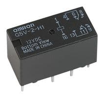 G5V-2-H1 DC9 - OMRON ELECTRONIC COMPONENTS - G5V-2-H1 DC9 - RELAY, SIGNAL, DPDT, 1A, 125VAC, TH