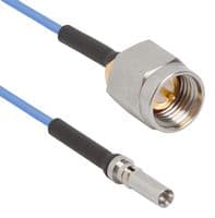 7038-0338 - AMPHENOL SV MICROWAVE - 7038-0338 - COAX CABLE, SMPS-SMA PLUG, 50 OHM, 12"
