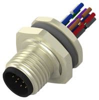 T4171030012-001. - TE CONNECTIVITY - T4171030012-001. - SENSOR CORD, 12P M12 PLUG-FREE END, 7.9"