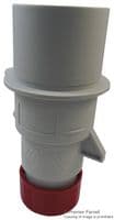 PE3264SV - ILME - PE3264SV - Pin & Sleeve Connector, 32 A, 415 V, Cable Mount, Plug, 3P+E, Red