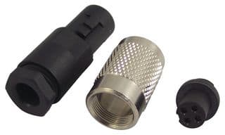 99 0410 00 04 - BINDER - 99 0410 00 04 - Circular Connector, Subminiature Circular Connector, 712 Series, Cable Mount Receptacle, 4 Contacts