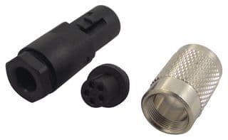 99 0414 00 05 - BINDER - 99 0414 00 05 - Circular Connector, Subminiature Circular Connector, 712 Series, Cable Mount Receptacle, 5 Contacts