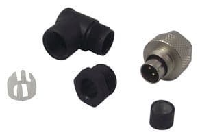99 0409 70 04 - BINDER - 99 0409 70 04 - Circular Connector, Subminiature Circular Connector, 712 Series, Cable Mount Plug, 4 Contacts