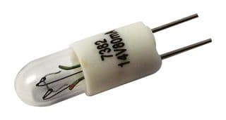 7382 - CML INNOVATIVE TECHNOLOGIES - 7382 - Incandescent Lamp, 14 V, Bi-Pin, T-1 3/4 (5mm), 15000 h