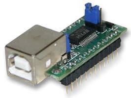 UM232R - FTDI - UM232R - USB to Serial UART Development Module, Uses FTDI's FT232RL, Optional Clock and Generator Output