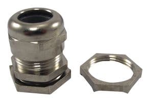 50016EMV-F - JACOB - 50016EMV-F - Cable Gland, PG16, 10 mm, 14 mm, Brass, Grey, IP68