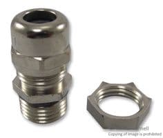 50.616M/EMV/L-F - JACOB - 50.616M/EMV/L-F - Cable Gland, M16 x 1.5, 5 mm, 9 mm, Brass, Metallic - Nickel Finish, IP68