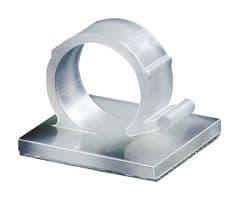151-13001 RA3-PA66-NA - HELLERMANNTYTON - 151-13001 RA3-PA66-NA - Fastener, Round Design, Adhesive Backed Cable Clamp, Nylon (Polyamide), Natural, 13 mm, 13 mm