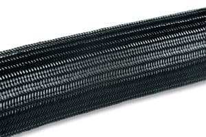 6TS18-22N BLACK - HELLERMANNTYTON - 6TS18-22N BLACK - Sleeving, Helagaine, 170-41600, Braided, Nylon 6.6 (Polyamide 6.6), Black, 16 mm, 5 m, 16.4 ft
