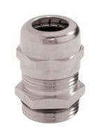 53112010 - LAPP - 53112010 - Cable Gland, SkintopĀ® MS-M, M16 x 1.5, 4.5 mm, 10 mm, Brass, Metallic - Nickel Finish, IP68, IP69K