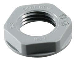 53019000 - LAPP - 53019000 - Locknut, SkintopĀ® GMP-GL, Silver Grey, PG7, Polyamide, 5 mm, SKINTOP GMP-GL Series