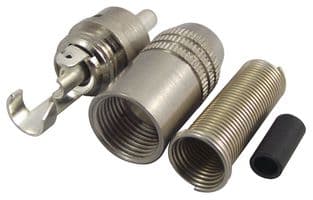333-0000 - DELTRON COMPONENTS - 333-0000 - RCA (Phono) Audio / Video Connector, 1 Contacts, Plug, Nickel Plated Contacts, Metal Body, Natural