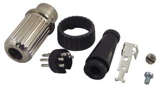 592-0501 - DELTRON COMPONENTS - 592-0501 - DIN Audio / Video Connector, Locking, 180°, 5 Contacts, Plug, Cable Mount, Screw