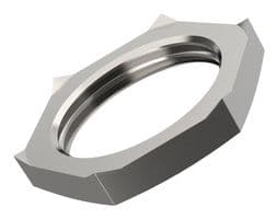 52103330 - LAPP - 52103330 - Locknut, Skindicht®, M25, Brass, Nickel, 4.2 mm, SKINDICHT SM-PE-M Series