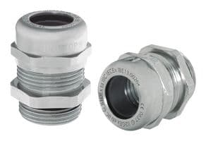 53112750 - LAPP - 53112750 - Cable Gland, M40, 19 mm, 28 mm, Brass, Metallic - Nickel Finish, IP68