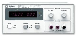 E3610A - KEYSIGHT TECHNOLOGIES - E3610A - Bench Power Supply, Fixed, 1 Output, 8 V, 15 V, 2 A, 3 A