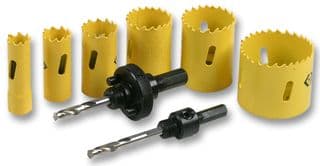 424045 - CK TOOLS - 424045 - Hole Saw Kit, HSS, Bi-Metal, Electricians