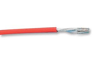 0051104 - LAPP - 0051104 - Wire, Stranded, Hook Up, Hi Temp, Silicone, Red, 16 AWG, 30 x 0.25mm, 328 ft