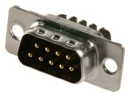 L717DE09PST - AMPHENOL COMMUNICATIONS SOLUTIONS - L717DE09PST - D Sub Connector, Standard, Plug, D-ST, 9 Contacts, DE, Screw