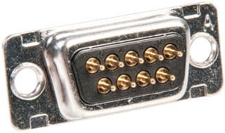 L717DE09PST1 - AMPHENOL COMMUNICATIONS SOLUTIONS - L717DE09PST1 - D Sub Connector, Standard, Plug, D-ST, 9 Contacts, DE, Screw
