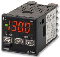 E5CSVR1T500AC100240V - OMRON INDUSTRIAL AUTOMATION - E5CSVR1T500AC100240V - Temperature Controller, E5CSV Series, 100 to 240 Vac, Relay Output
