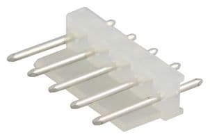 10-08-5051 - MOLEX - 10-08-5051 - Pin Header, Wire-to-Board, 5.08 mm, 1 Rows, 5 Contacts, Through Hole Straight, KK 508 2599 Series