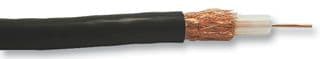 CTF100.00100 - BELDEN - CTF100.00100 - Coaxial Cable, Copper, 6.65 mm, 75 ohm, Black
