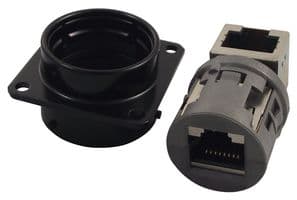 RJF21RAB - AMPHENOL SOCAPEX - RJF21RAB - In-Line Adapter, Adaptor, In-Line, RJ45, RJ45, RJF