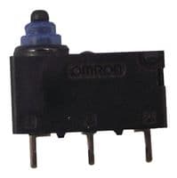 D2HW-A201D - OMRON ELECTRONIC COMPONENTS - D2HW-A201D - Microswitch, Snap Action, Pin Plunger, SPDT, Solder, 2 A, 12 VDC