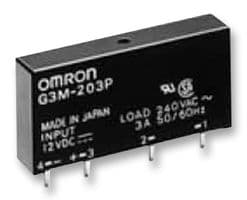 G3M-203P-4-DC5 - OMRON ELECTRONIC COMPONENTS - G3M-203P-4-DC5 - MOSFET Relay, 240 V, 3 A