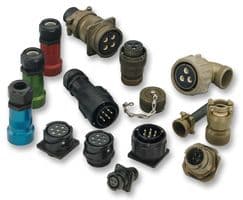 GTC01F28-6PW - AMPHENOL INDUSTRIAL - GTC01F28-6PW - Circular Connector, GTC Series, MIL-DTL-5015 Series, Cable Mount Receptacle, 3 Contacts, Crimp Pin