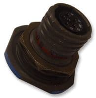 D38999/24WD35BB - AMPHENOL AEROSPACE - D38999/24WD35BB - Circular Connector, MIL-DTL-38999 Series III, DS38999/24 Series, Jam Nut Receptacle, 37 Contacts