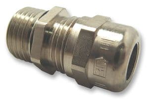 50.616M/EMVDL-F - HYLEC - 50.616M/EMVDL-F - Cable Gland, M16 x 1.5, 5 mm, 9 mm, Brass, Metallic - Nickel Finish, IP68