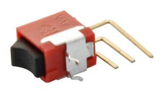 4US1R102M7RN - MULTICOMP PRO - 4US1R102M7RN - Rocker Switch, On-On, SPDT, Non Illuminated, Through Hole, Black, 4U