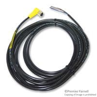 803001E03M050 - MOLEX - 803001E03M050 - Sensor Cable, Nano Change, 90° M12 Plug, Free End, 3 Positions, 5 m, 16.4 ft
