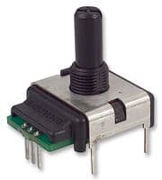 ECW1J-B24-BC0024L - BOURNS - ECW1J-B24-BC0024L - Rotary Encoder, Continuous, Mechanical, Incremental, 24 PPR, 24 Detents, Vertical