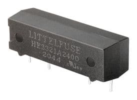 HE3321A0400 - LITTELFUSE - HE3321A0400 - Reed Relay, SPST-NO, 5 VDC, HE3300 Series, Through Hole, 500 ohm, 500 mA