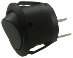 R13-112A-02-BB-0A - MULTICOMP PRO - R13-112A-02-BB-0A - Rocker Switch, Off-On, SPST, Non Illuminated, Panel Mount, Black, R13