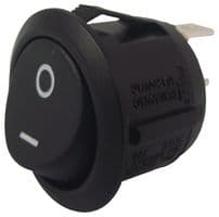 R13-112A-02-BB-3A - MULTICOMP PRO - R13-112A-02-BB-3A - Rocker Switch, On-Off, SPST, Non Illuminated, Panel Mount, Black, R13